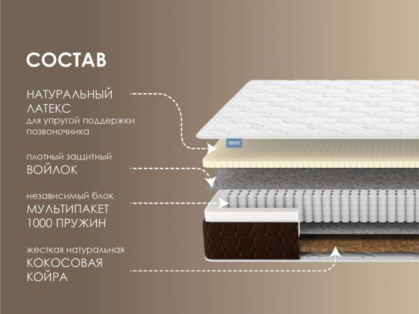 Матрас Dimax Мега Софт Хард (Мега&nbsp;Софт&nbsp;Хард)
