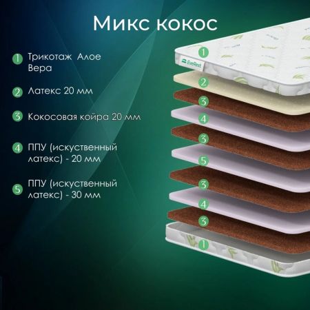 Матрас EveRest Микс Кокос (Микс&nbsp;Кокос)
